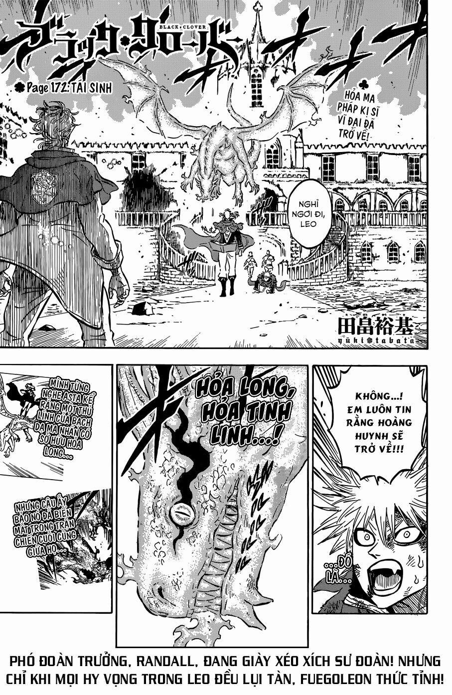 Black Clover – Pháp Sư Không Phép Thuật 172 trang 1