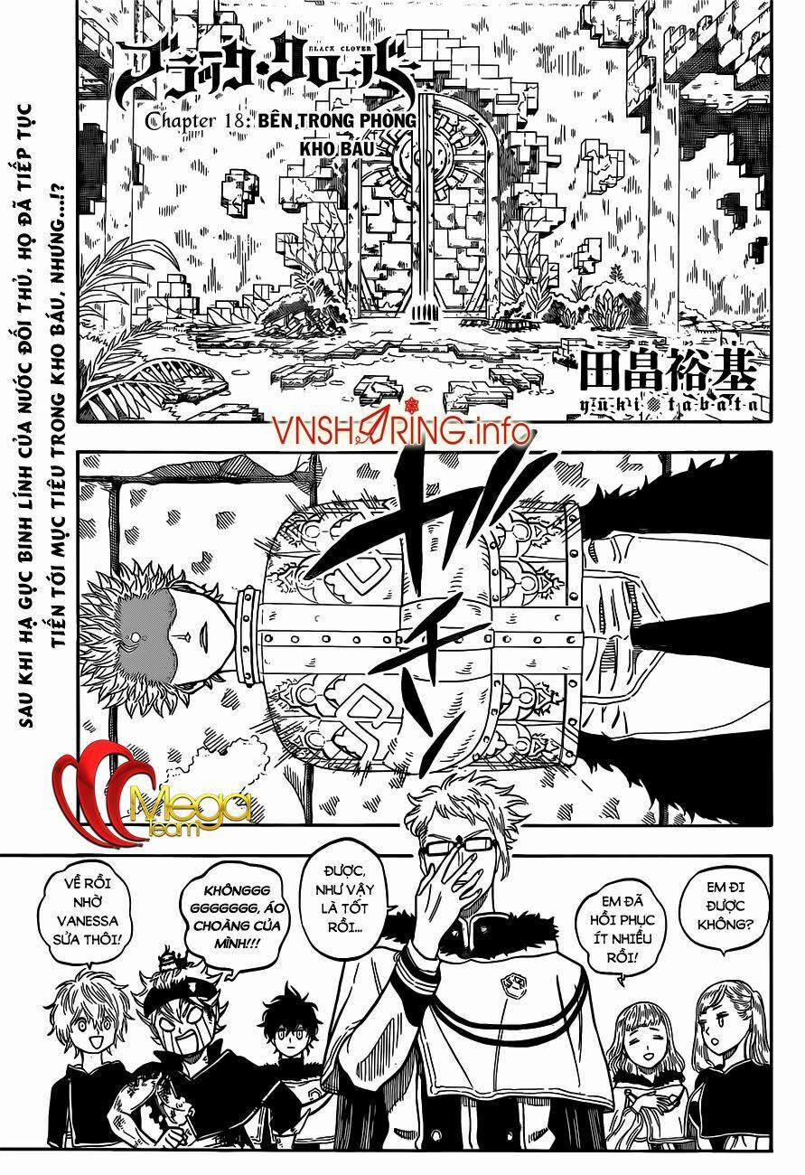 Black Clover – Pháp Sư Không Phép Thuật 18 trang 0