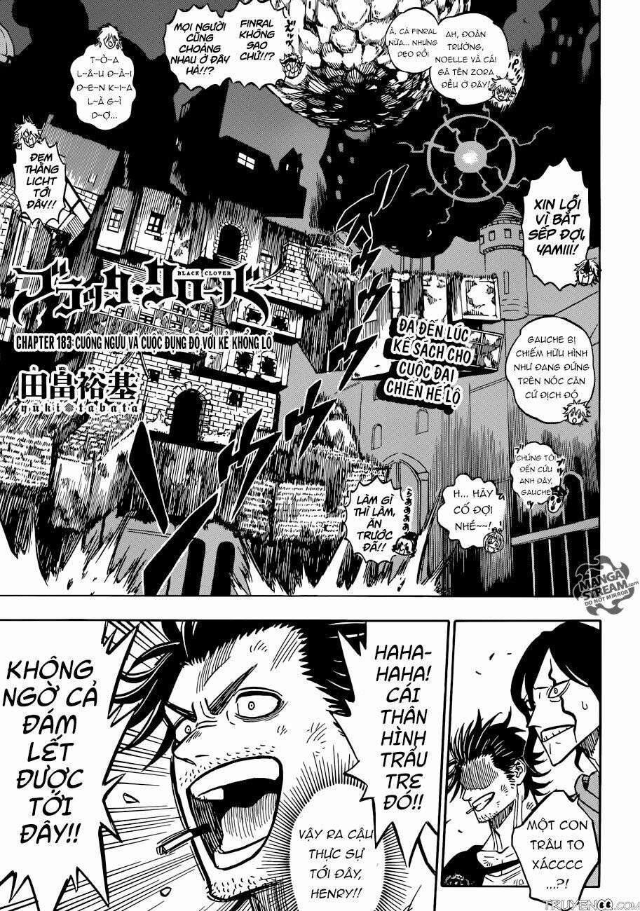 Black Clover – Pháp Sư Không Phép Thuật 183 trang 1