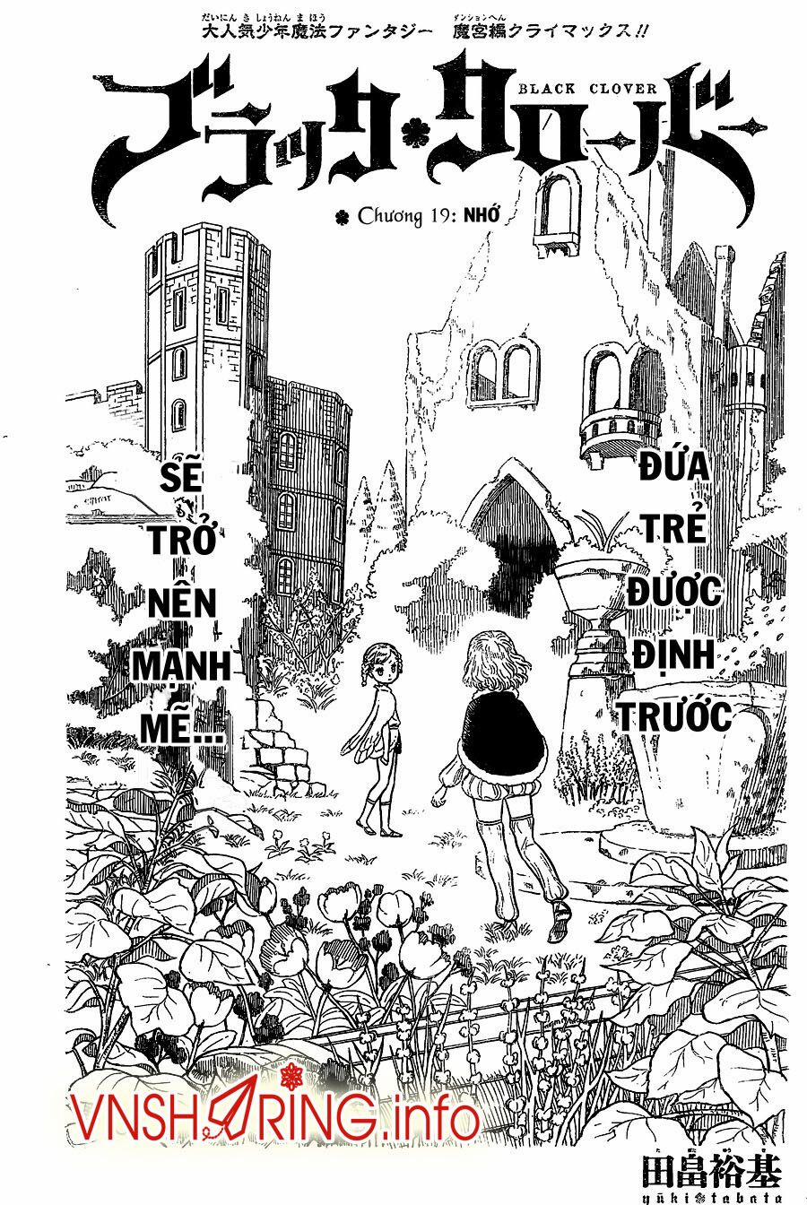 Black Clover – Pháp Sư Không Phép Thuật 19 trang 1