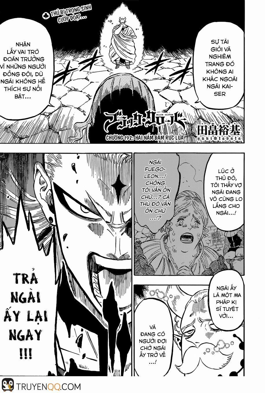 Black Clover – Pháp Sư Không Phép Thuật 192 trang 1