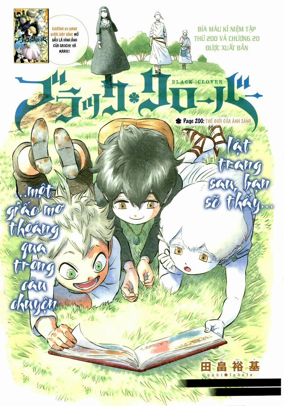Black Clover – Pháp Sư Không Phép Thuật 200 trang 1
