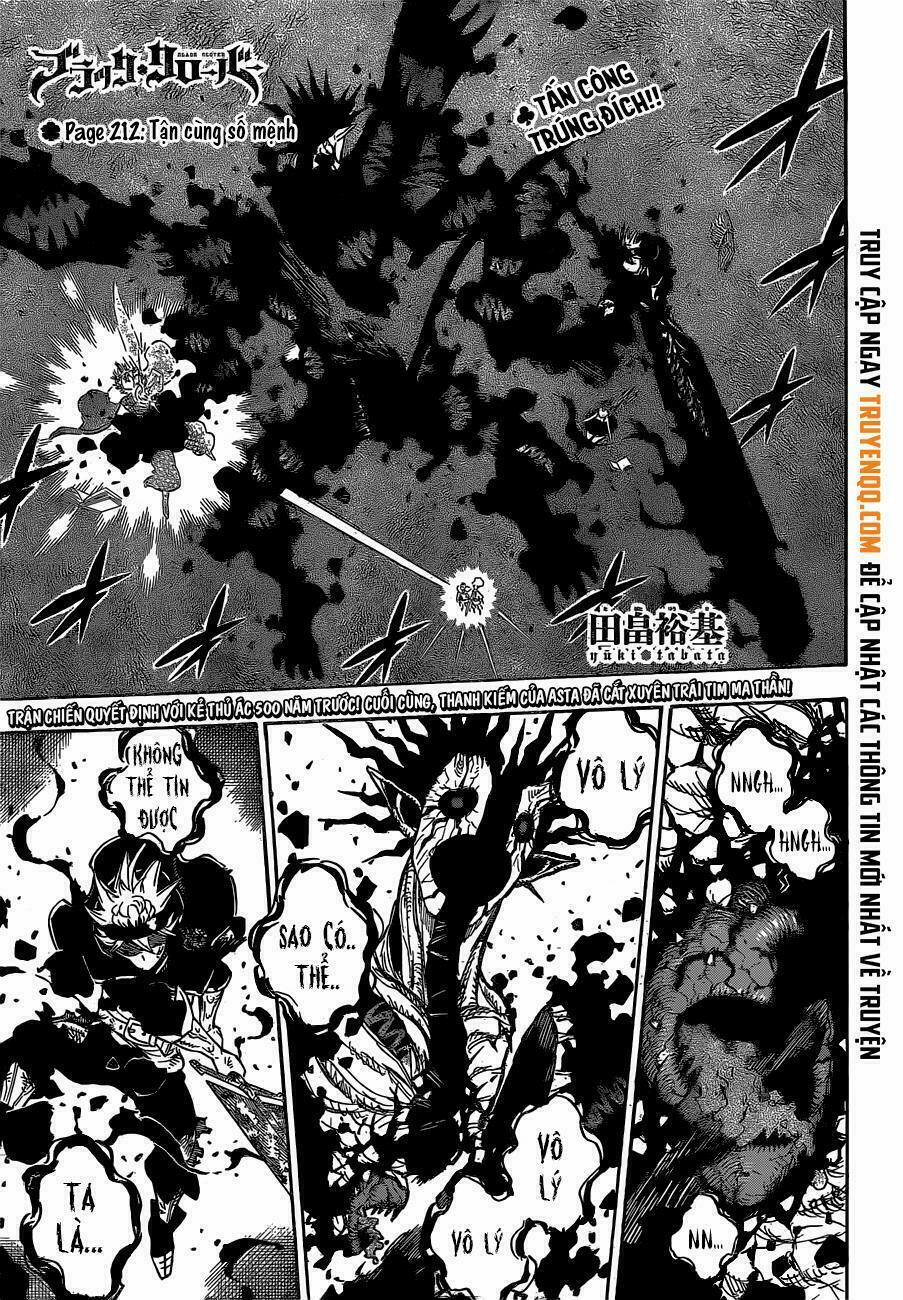 Black Clover – Pháp Sư Không Phép Thuật 212 trang 1