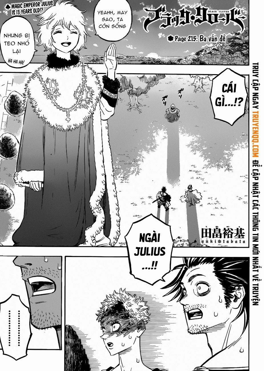 Black Clover – Pháp Sư Không Phép Thuật 215 trang 1