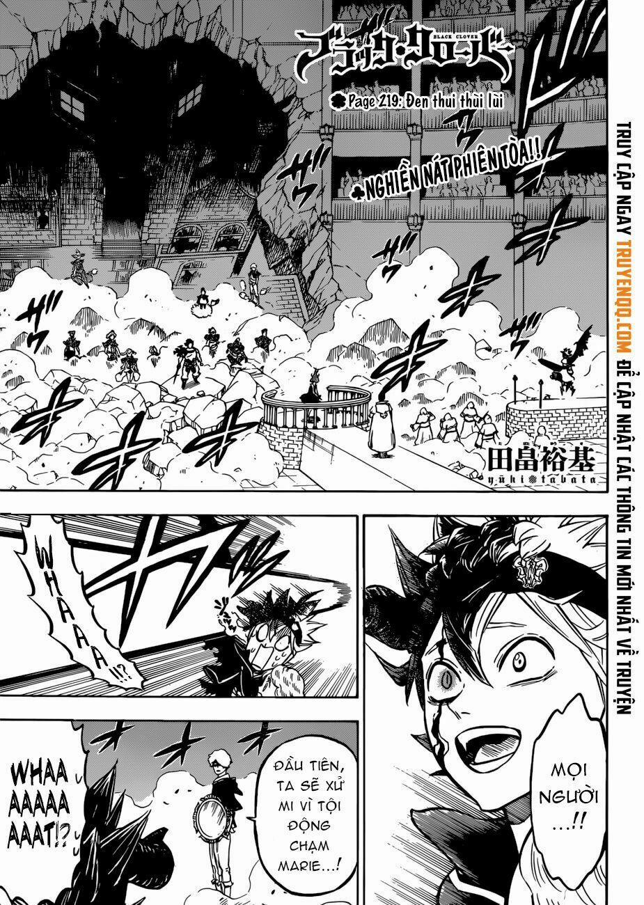 Black Clover – Pháp Sư Không Phép Thuật 219 trang 1