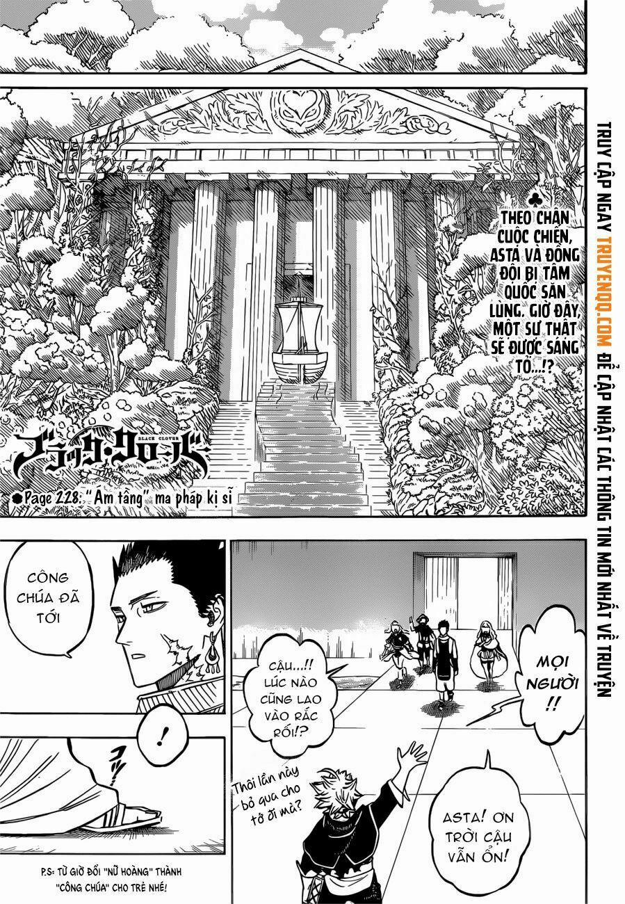 Black Clover – Pháp Sư Không Phép Thuật 228 trang 1