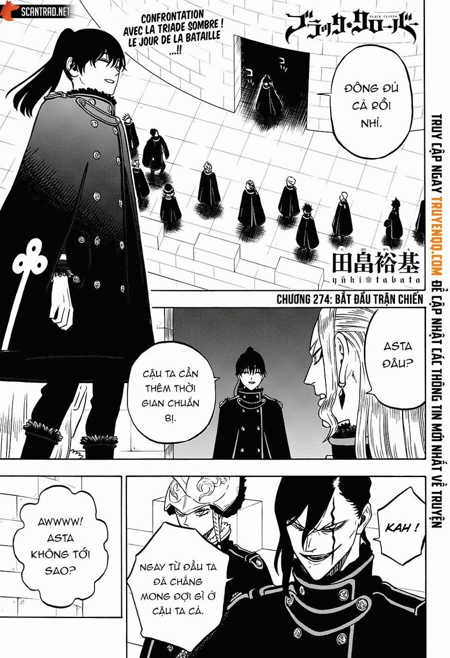 Black Clover – Pháp Sư Không Phép Thuật 274 trang 1