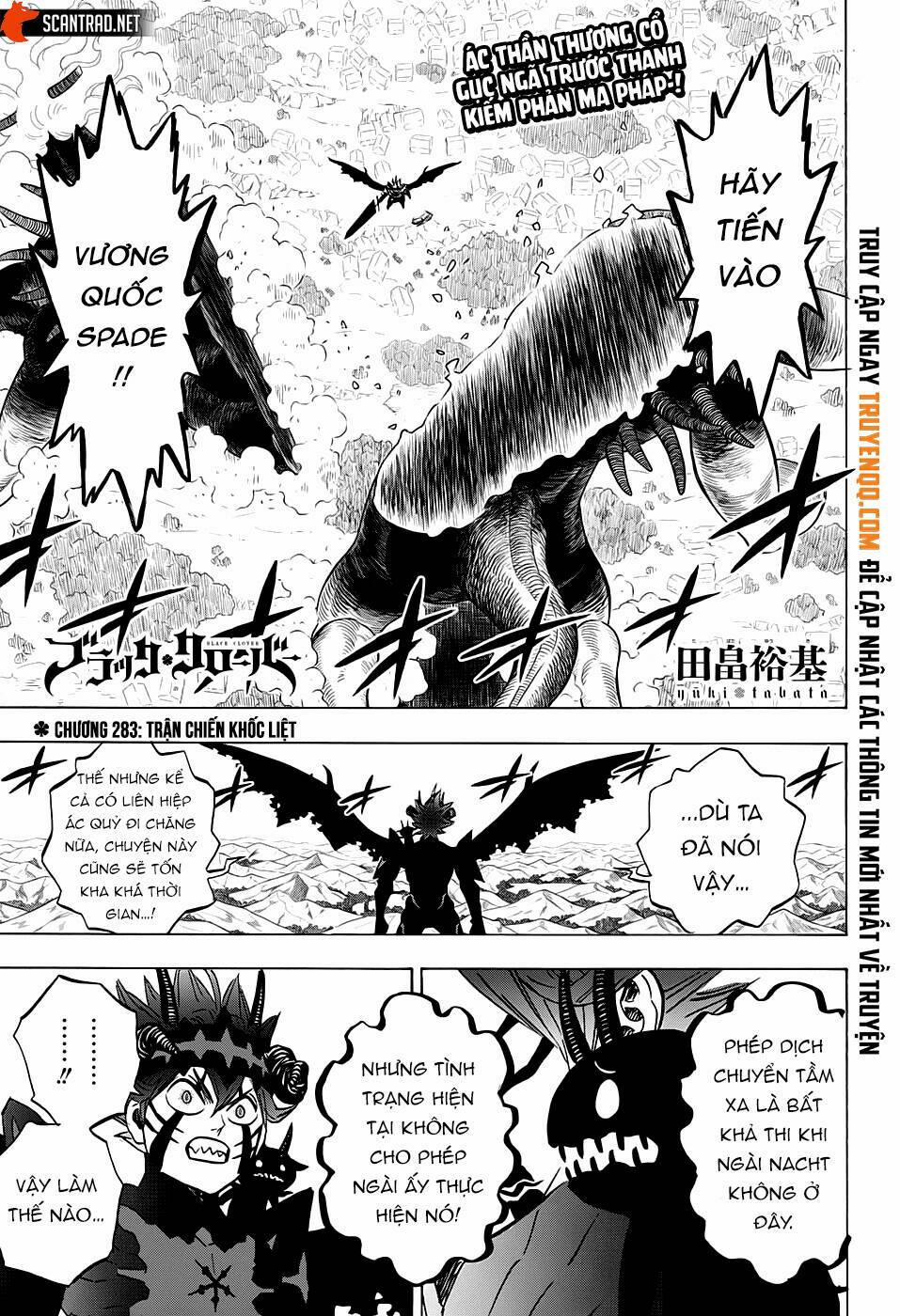Black Clover – Pháp Sư Không Phép Thuật 283 trang 1