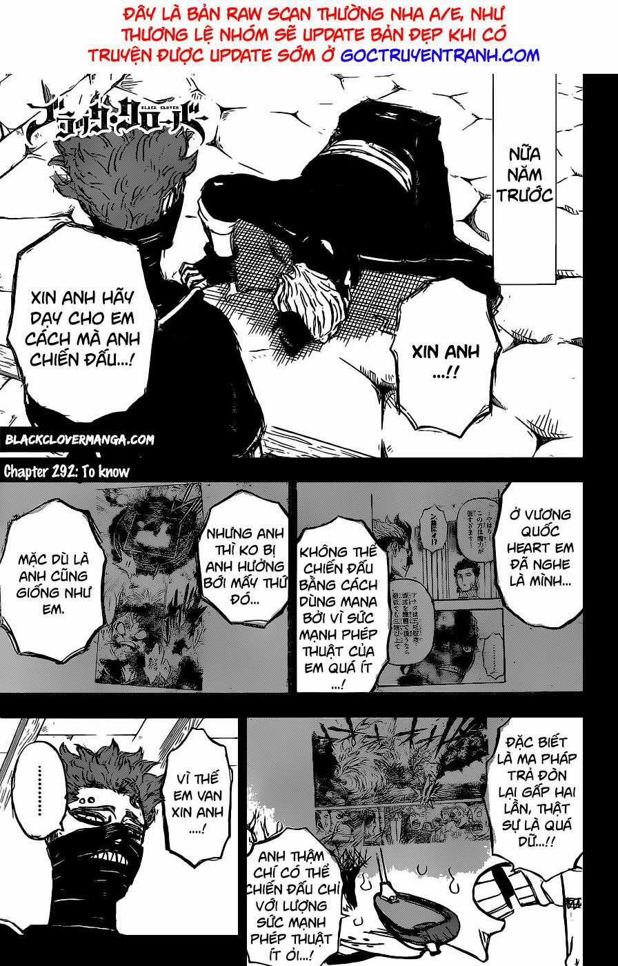 Black Clover – Pháp Sư Không Phép Thuật 292 trang 1