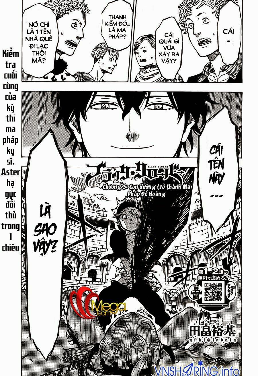 Black Clover – Pháp Sư Không Phép Thuật 3 trang 0