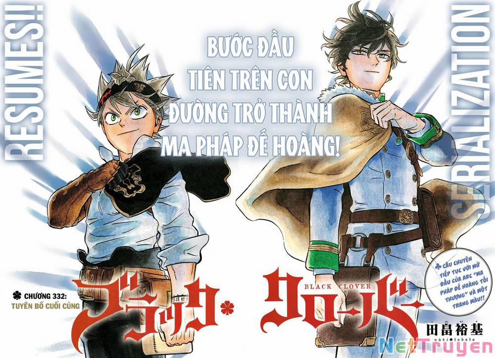 Black Clover – Pháp Sư Không Phép Thuật 332 trang 0