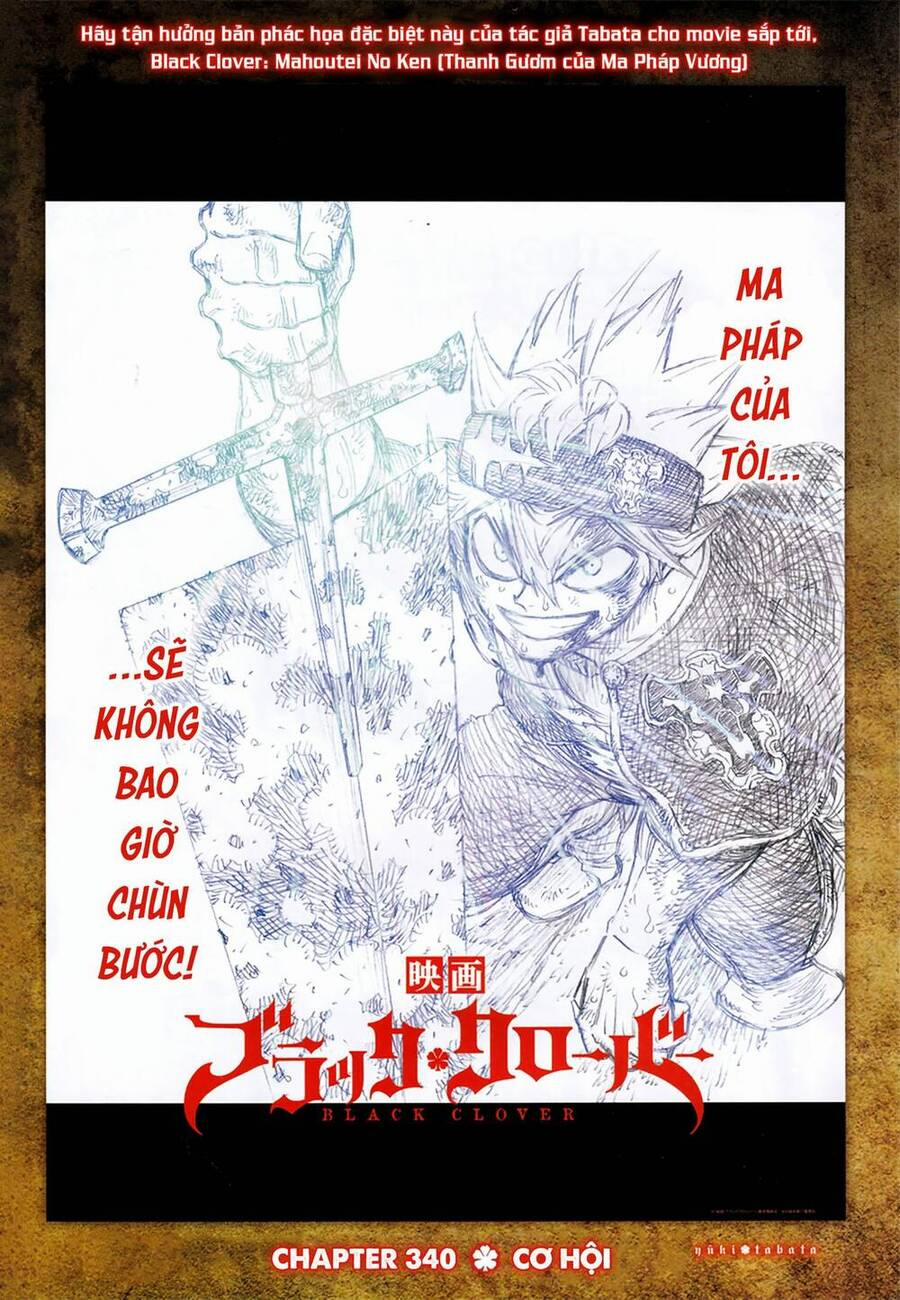 Black Clover – Pháp Sư Không Phép Thuật 340 trang 1