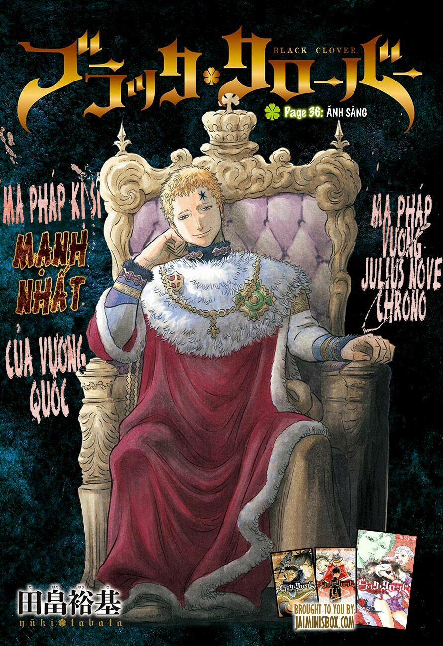 Black Clover – Pháp Sư Không Phép Thuật 36 trang 1