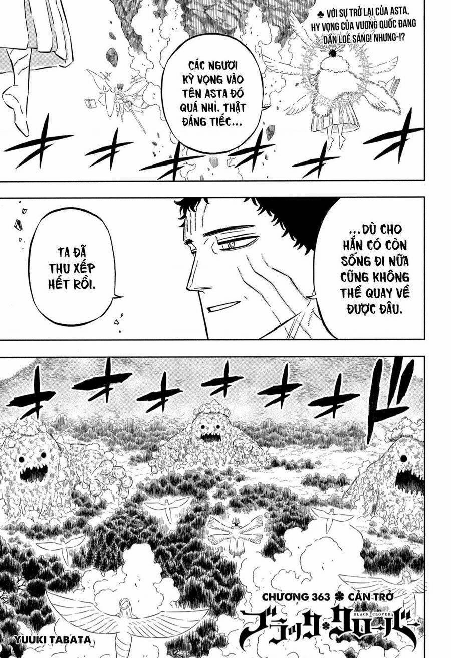 Black Clover – Pháp Sư Không Phép Thuật 363 trang 1