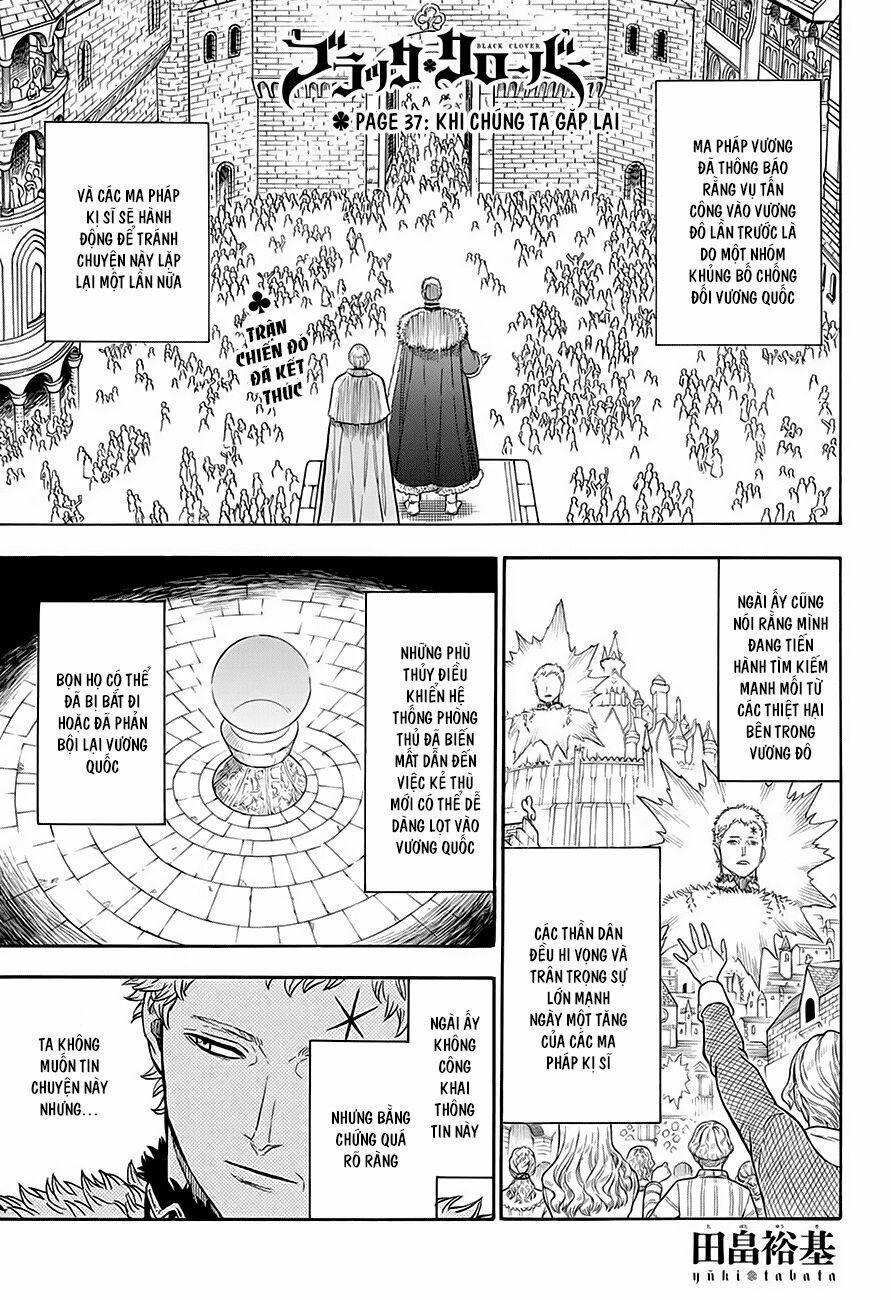 Black Clover – Pháp Sư Không Phép Thuật 37 trang 1