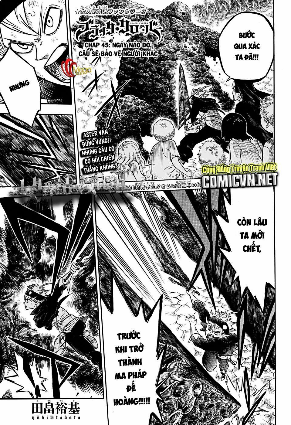 Black Clover – Pháp Sư Không Phép Thuật 45 trang 1