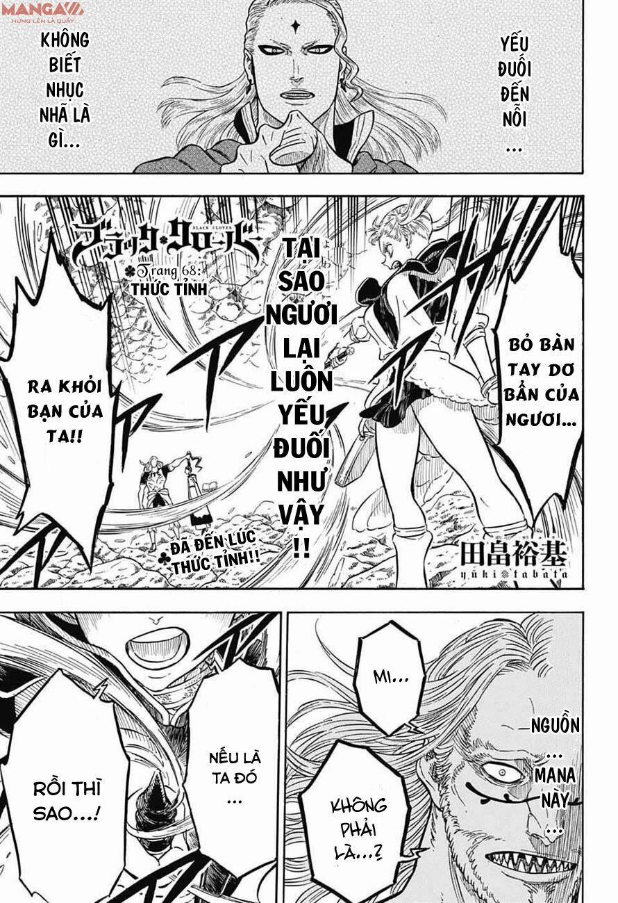 Black Clover – Pháp Sư Không Phép Thuật 68 trang 1