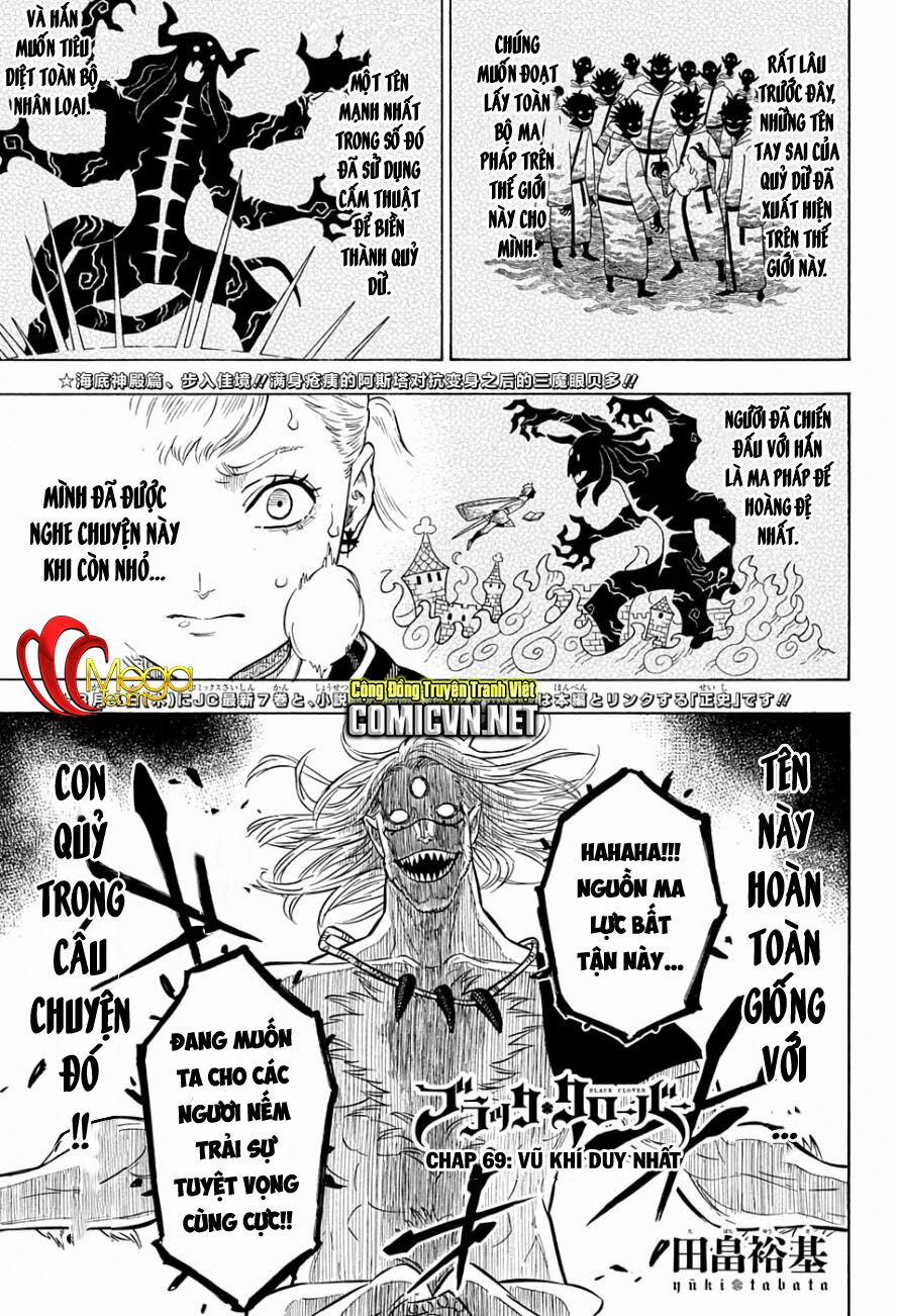Black Clover – Pháp Sư Không Phép Thuật 69 trang 1