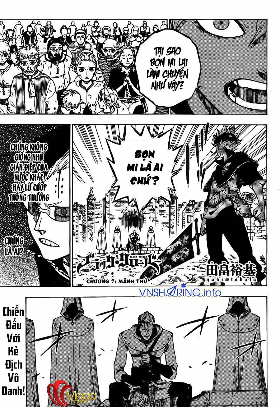 Black Clover – Pháp Sư Không Phép Thuật 7 trang 1