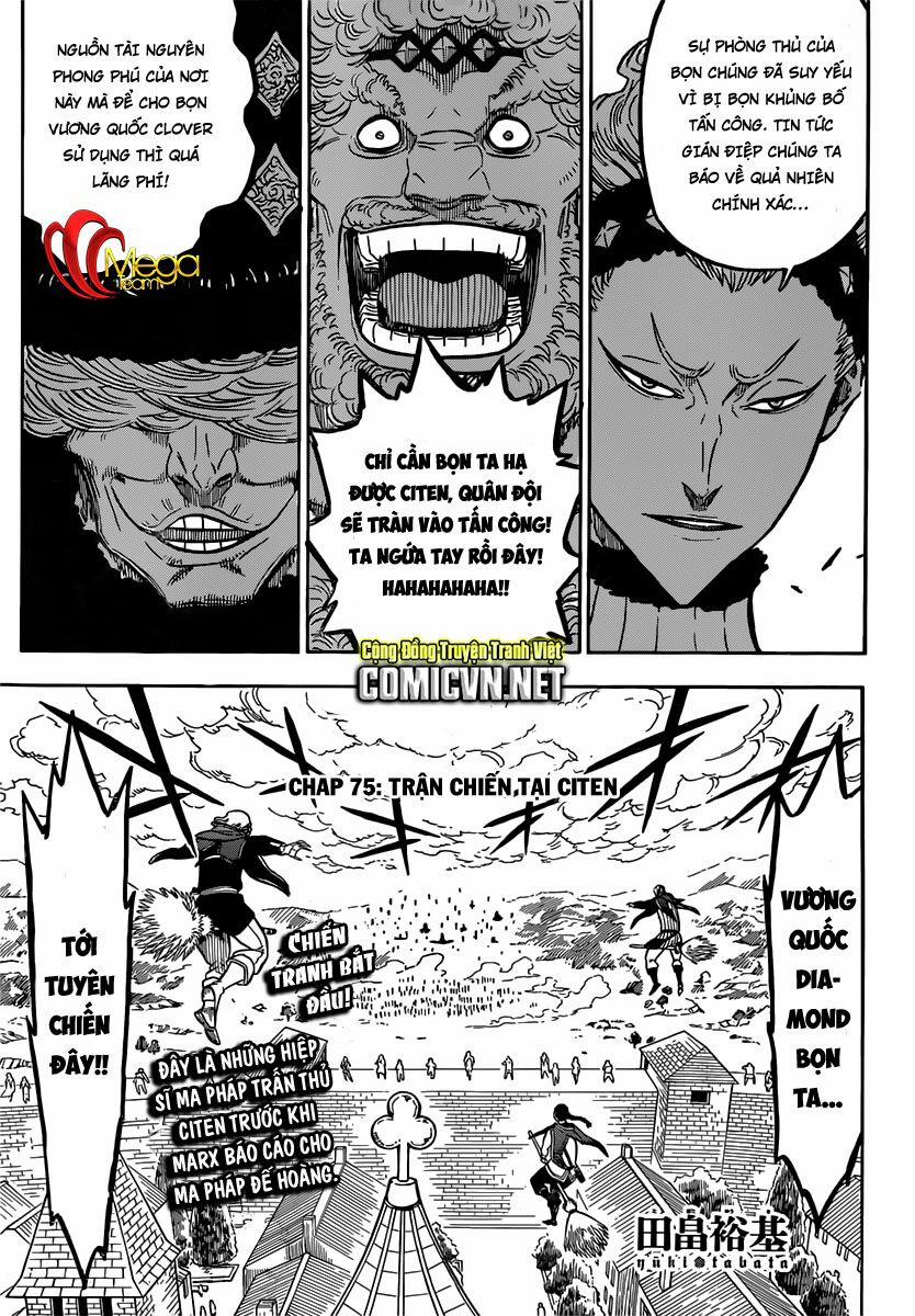 Black Clover – Pháp Sư Không Phép Thuật 75 trang 1