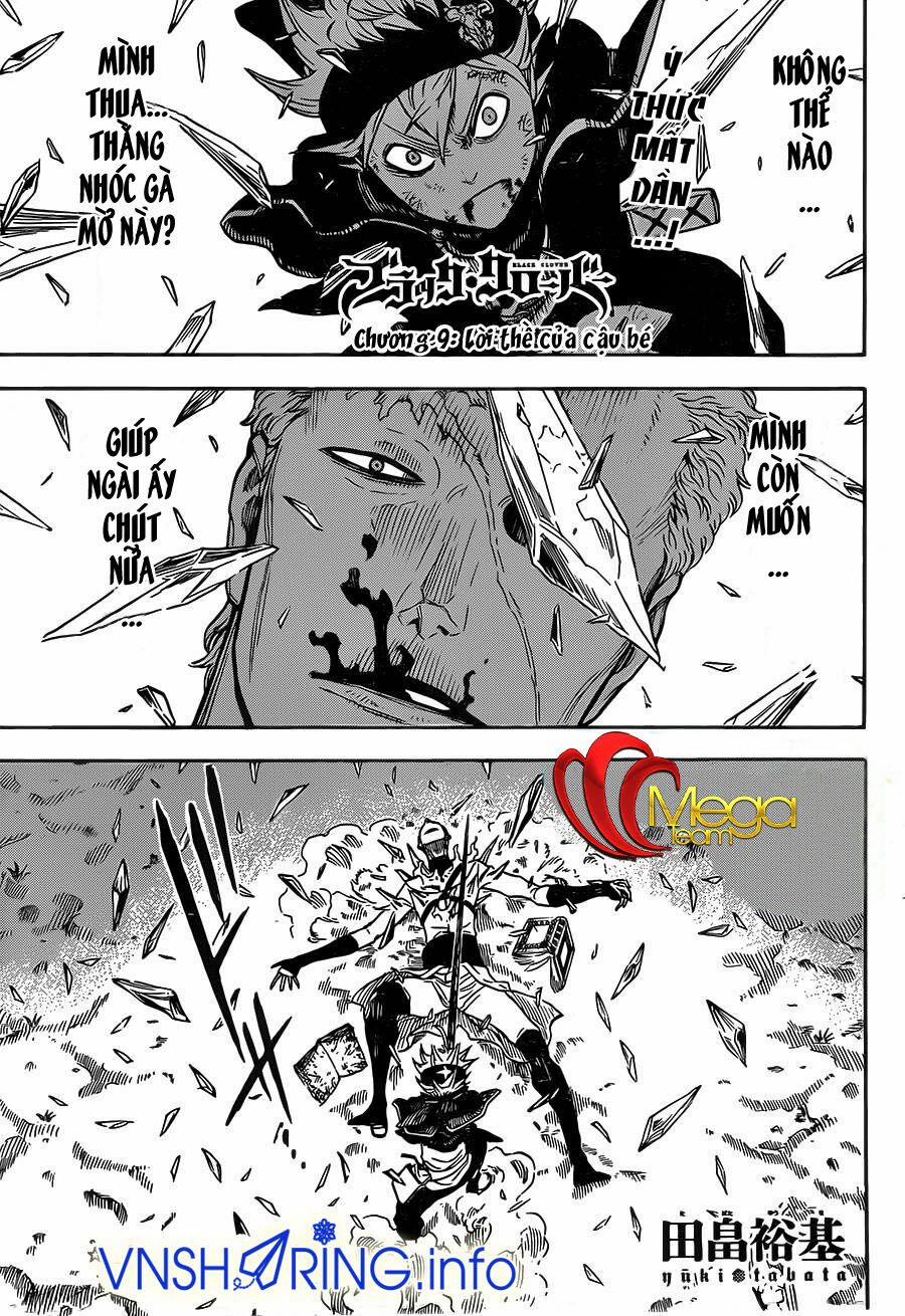 Black Clover – Pháp Sư Không Phép Thuật 9 trang 1