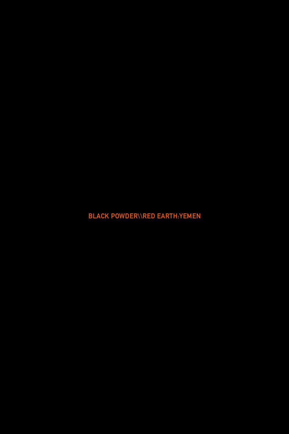 Black Powder Red Earth 1 trang 1