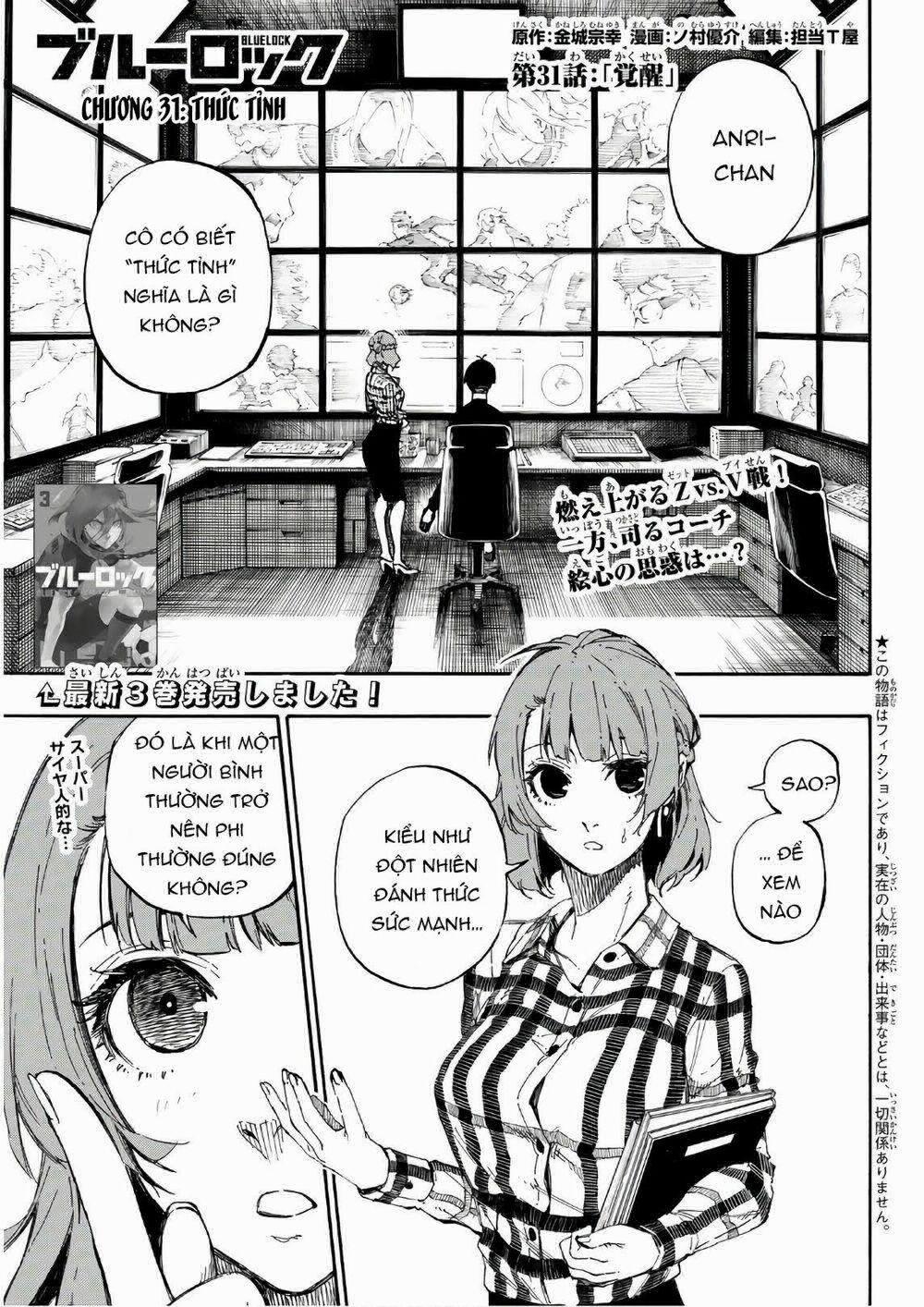 Blue Lock 31 trang 3