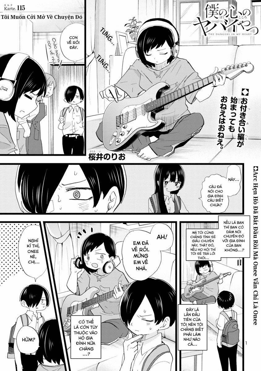 Boku No Kokoro Yabai Yatsu 115 trang 2