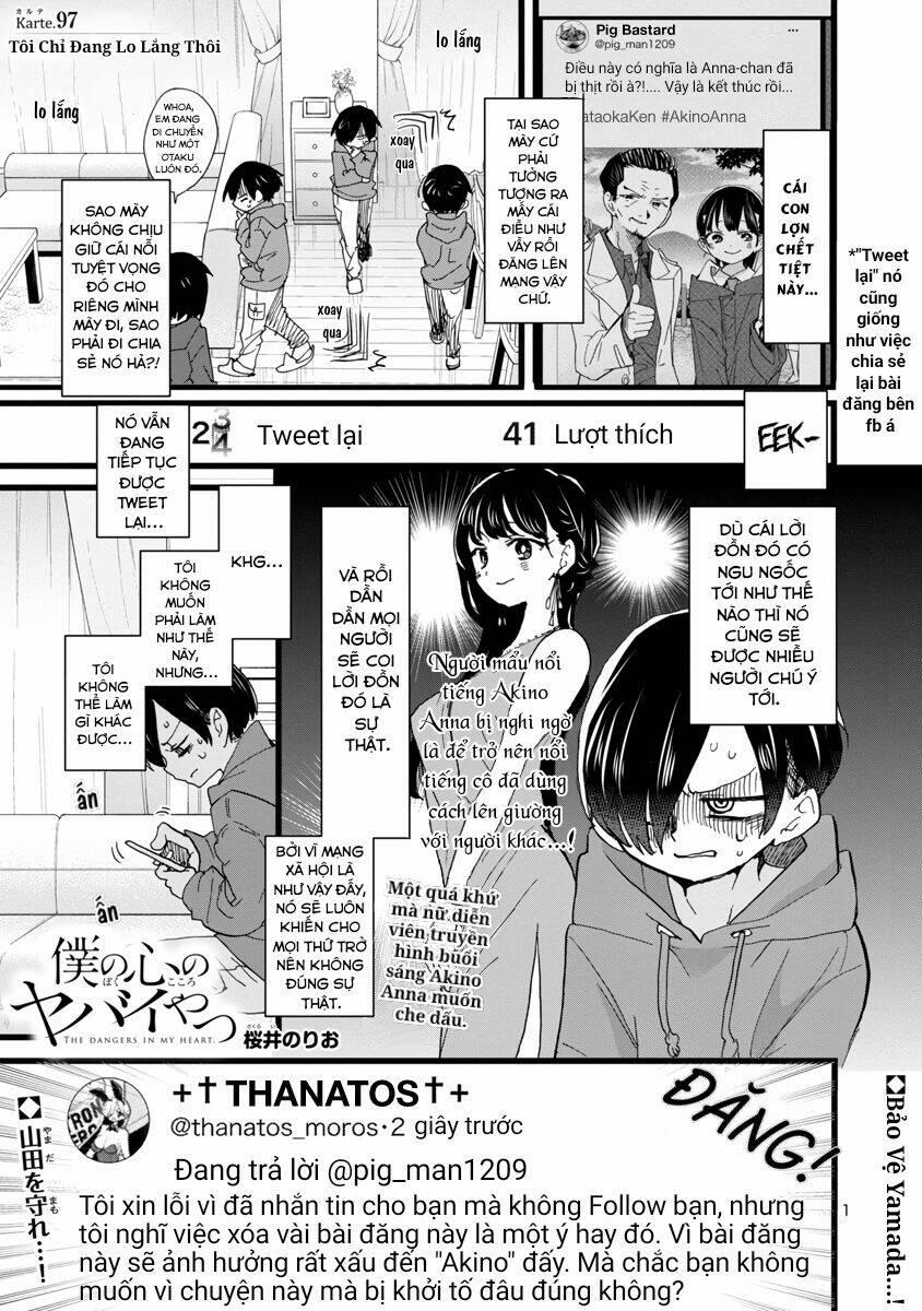 Boku No Kokoro Yabai Yatsu 97 trang 1