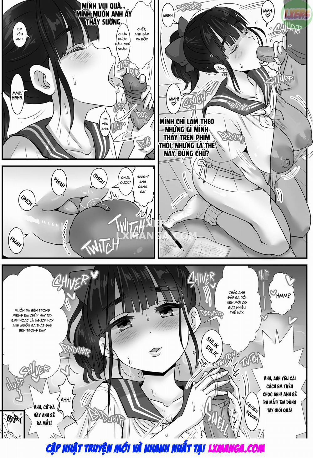 Boku o 2-nenkan Omoi Tsuzukete Onaji Daigaku ni Nyuugaku Shitekita Uchiki na Bakunyuu Kouhai-chan to Icha Love Sex Oneshot trang 35