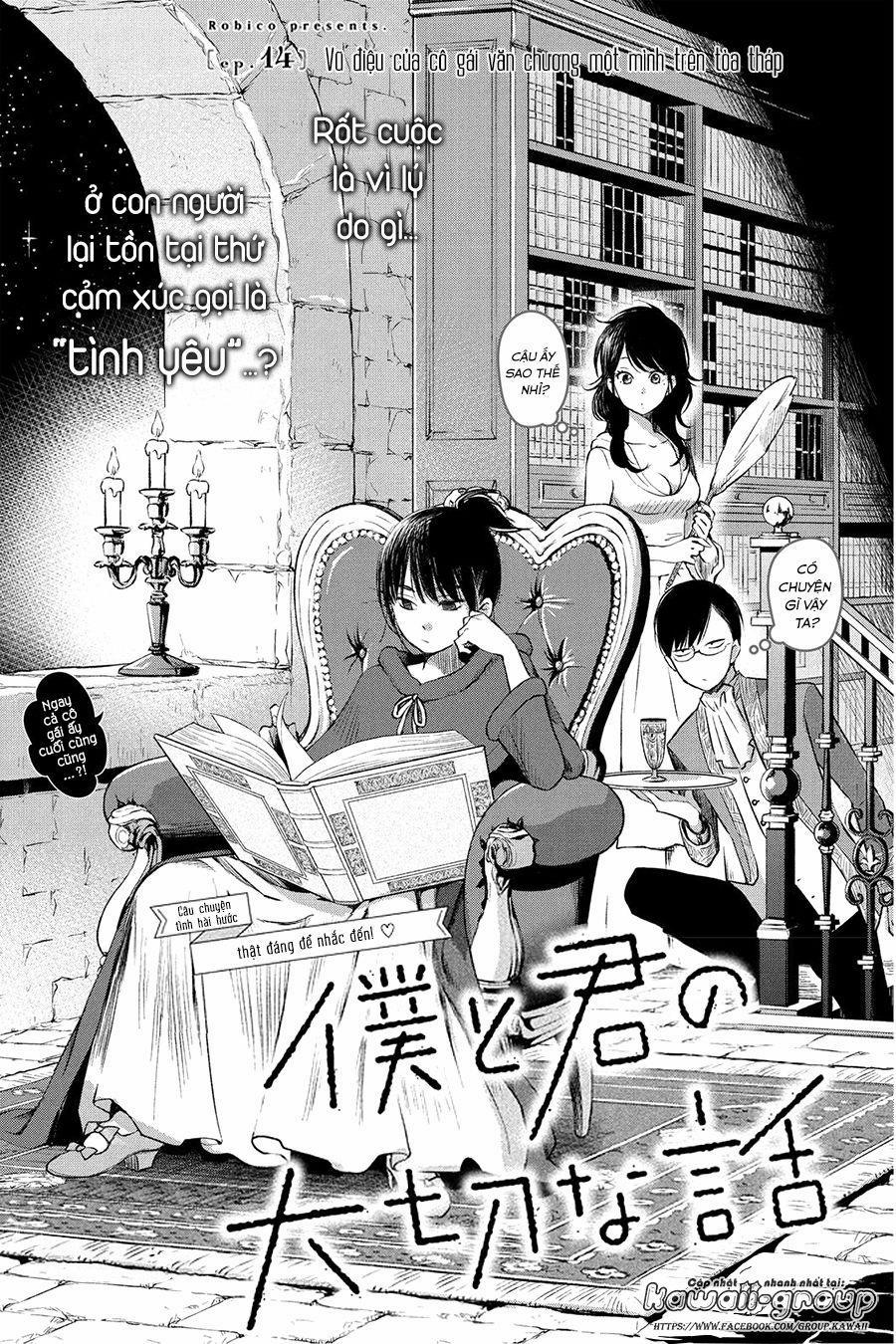 Boku To Kimi No Taisetsu Na Hanashi 14 trang 1