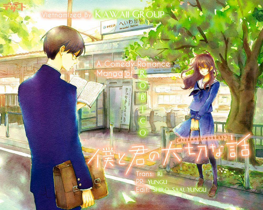 Boku To Kimi No Taisetsu Na Hanashi 18 trang 1