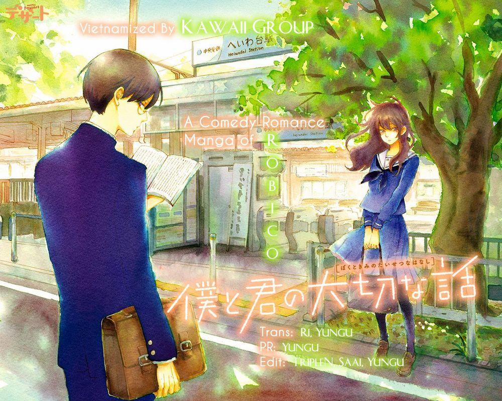 Boku To Kimi No Taisetsu Na Hanashi 21 trang 1