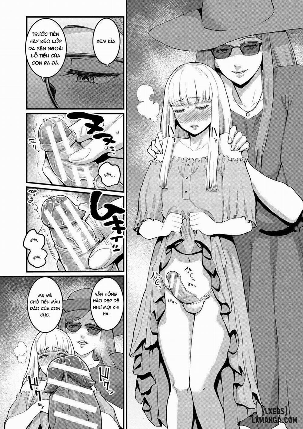 Boku to Mama no Josou Koukai Pakohame Nama Sex Oneshot trang 5