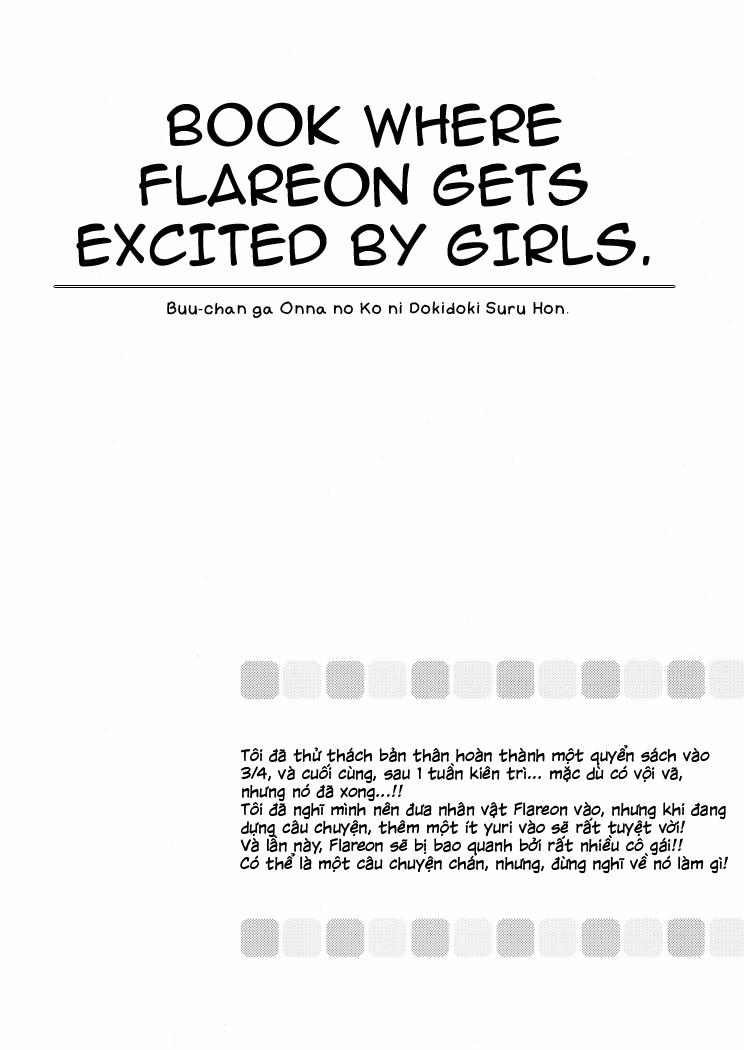 Book Where Flareon Gets Excited By Girls (Pokemon) Oneshot trang 2