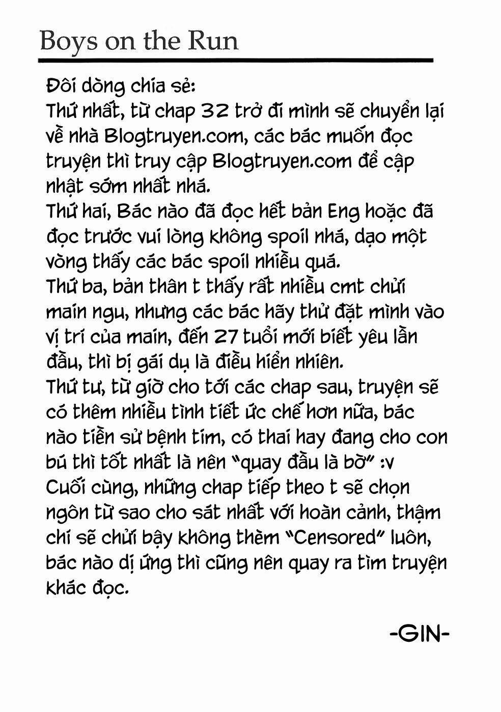 Boy On The Run 35 trang 21