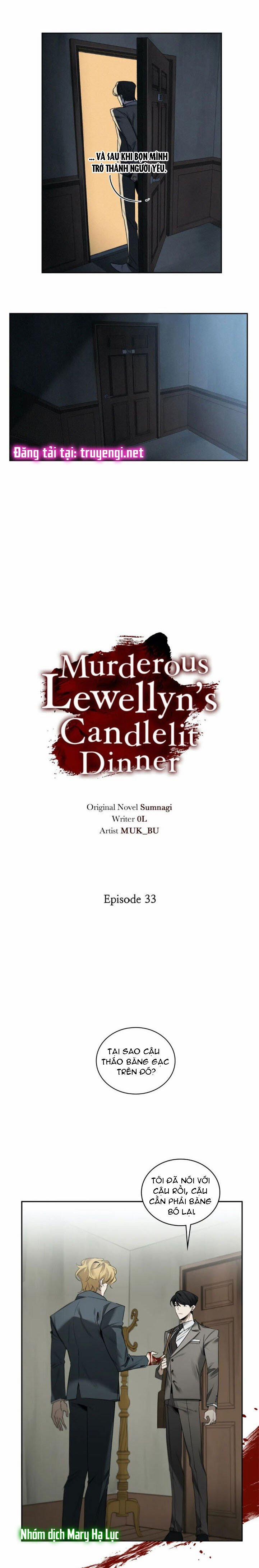 Bữa Tối Dưới Ánh Nến Của Kẻ Sát Nhân Lewellyn 33 trang 3