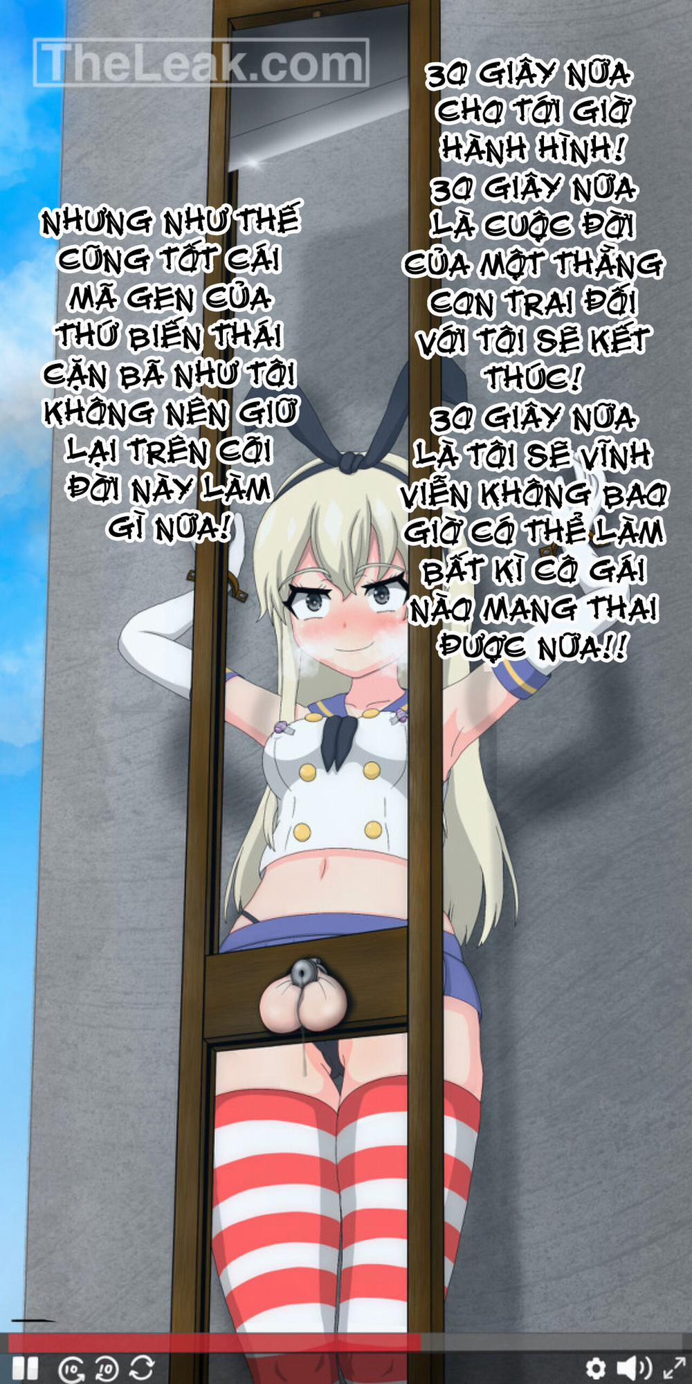 Buổi live Stream tự thiến của Shimakaze! Oneshot trang 9