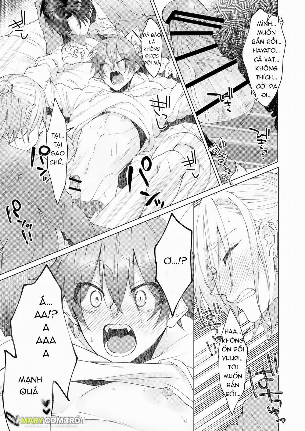 Cách Duy Nhất Để Chữa Bệnh Phát Tình Của Tôi Là Hứng Tinh Từ Hai Thằng Bạn Ư! 1.2 trang 11