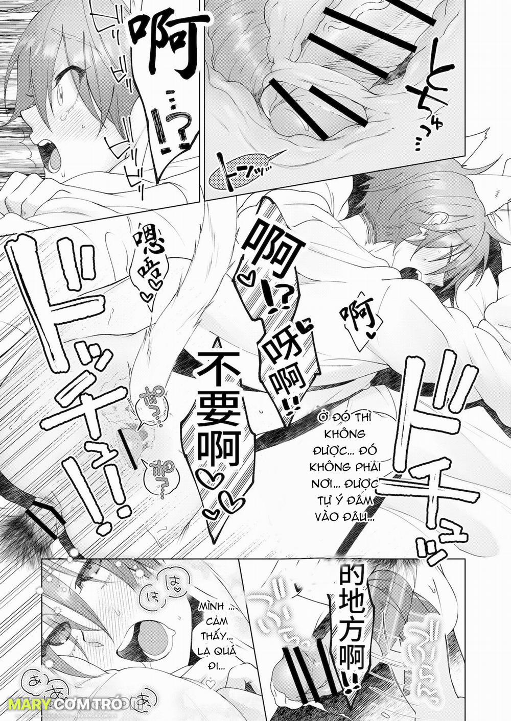 Cách Duy Nhất Để Chữa Bệnh Phát Tình Của Tôi Là Hứng Tinh Từ Hai Thằng Bạn Ư! 2.1 trang 8