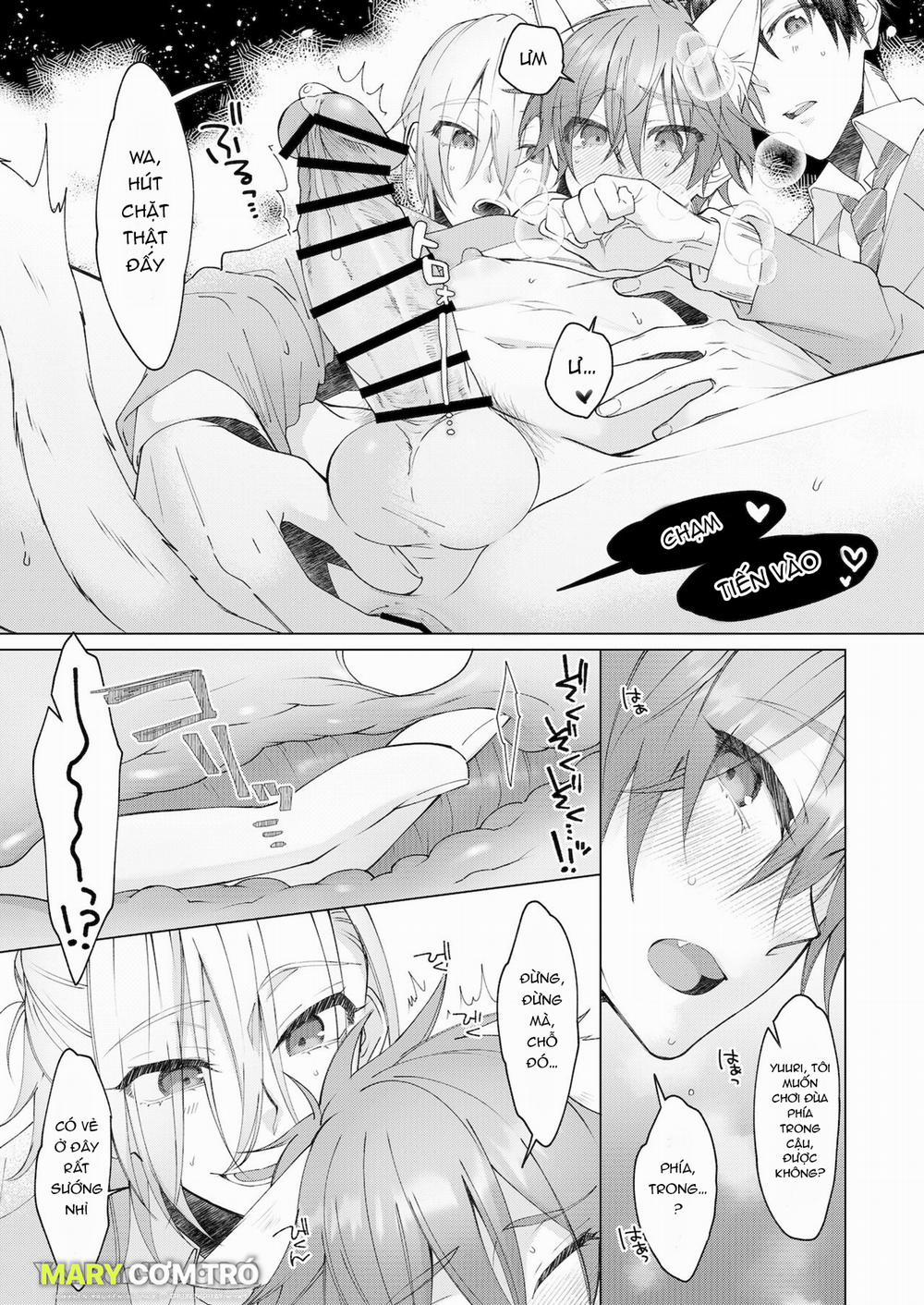 Cách Duy Nhất Để Chữa Bệnh Phát Tình Của Tôi Là Hứng Tinh Từ Hai Thằng Bạn Ư! 3 trang 16