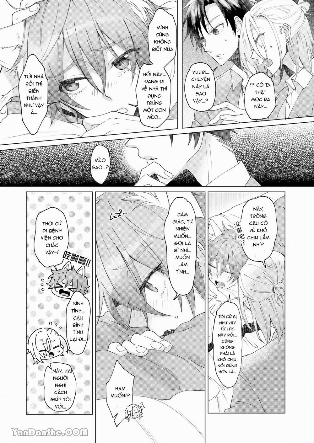 Cách Duy Nhất Để Chữa Bệnh Phát Tình Của Tôi Là Hứng Tinh Từ Hai Thằng Bạn Ư! 3 trang 5