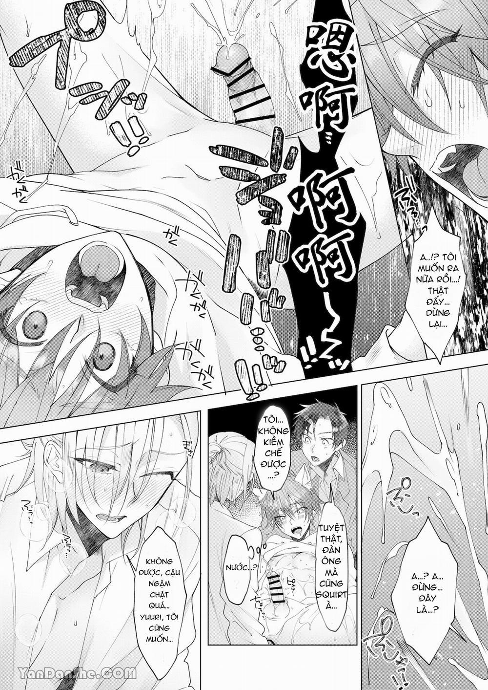 Cách Duy Nhất Để Chữa Bệnh Phát Tình Của Tôi Là Hứng Tinh Từ Hai Thằng Bạn Ư! 3 trang 51