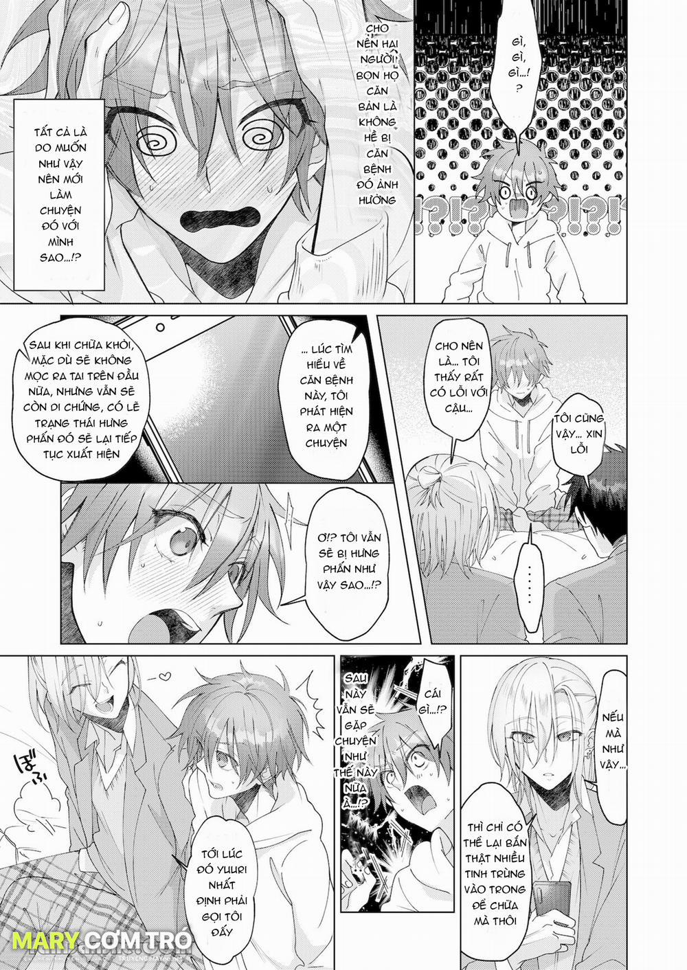 Cách Duy Nhất Để Chữa Bệnh Phát Tình Của Tôi Là Hứng Tinh Từ Hai Thằng Bạn Ư! 3 trang 56