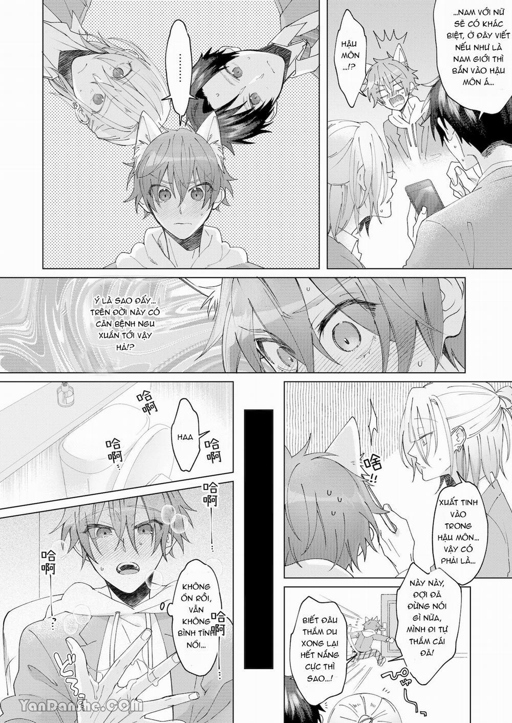 Cách Duy Nhất Để Chữa Bệnh Phát Tình Của Tôi Là Hứng Tinh Từ Hai Thằng Bạn Ư! 3 trang 7