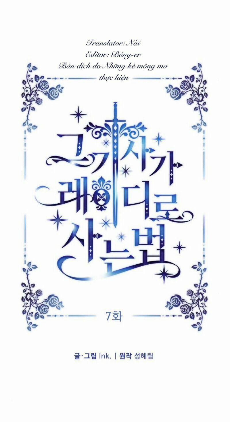 Cách Hiệp Sĩ Sống Như Một Tiểu Thư Quyền Quý 7 trang 21