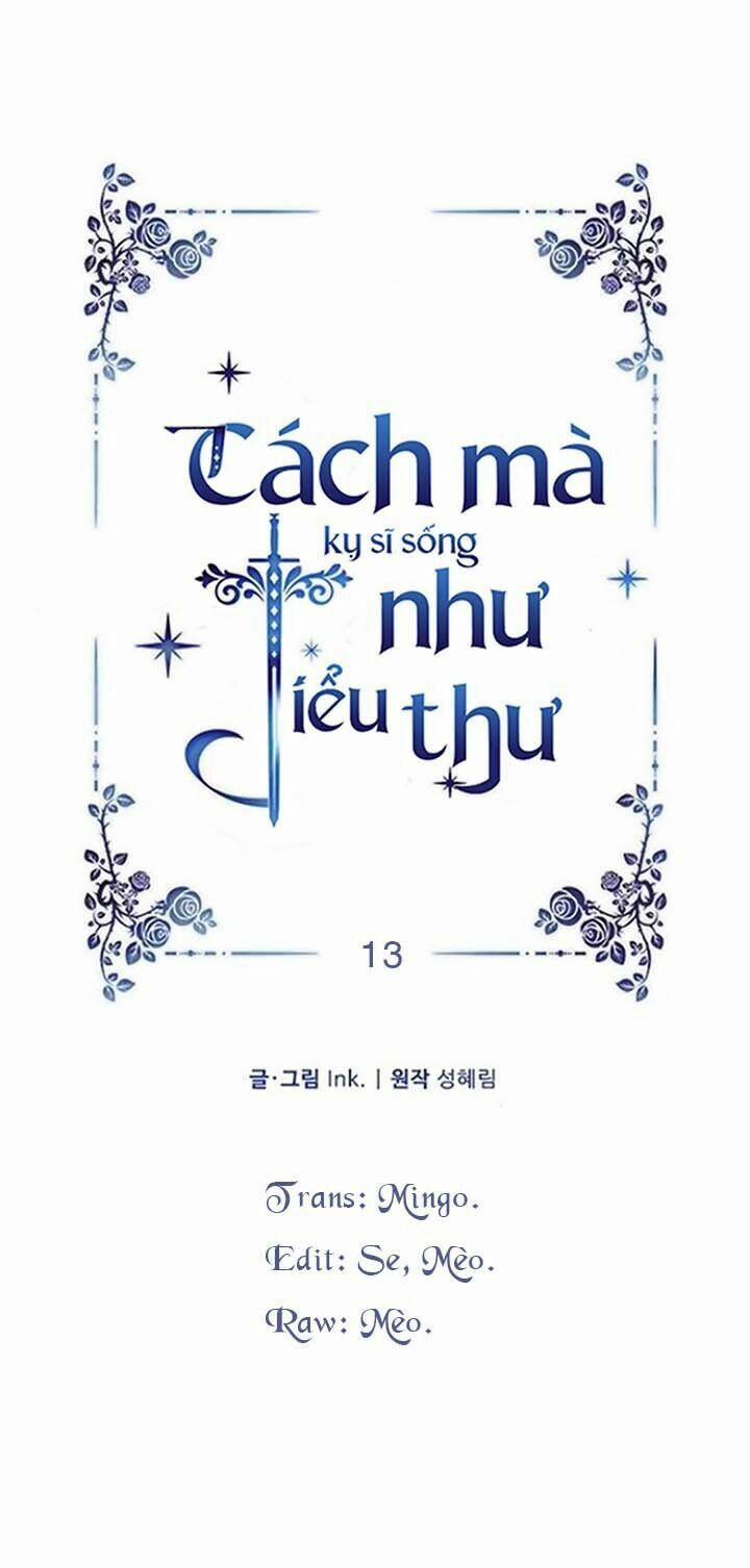 Cách Mà Kỵ Sĩ Sống Như Tiểu Thư 13 trang 1