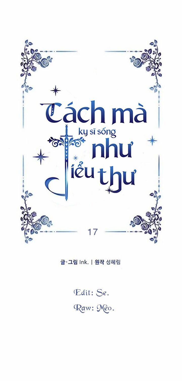 Cách Mà Kỵ Sĩ Sống Như Tiểu Thư 17 trang 1