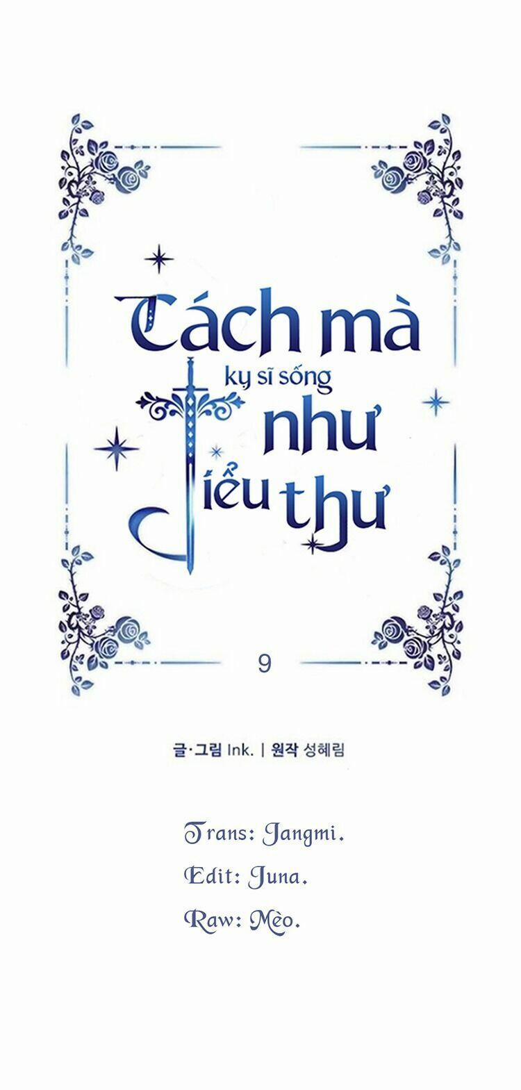 Cách Mà Kỵ Sĩ Sống Như Tiểu Thư 6 trang 1