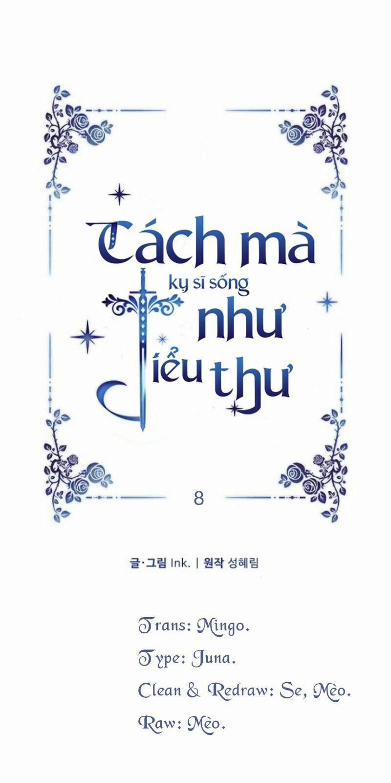 Cách Mà Kỵ Sĩ Sống Như Tiểu Thư 8 trang 1